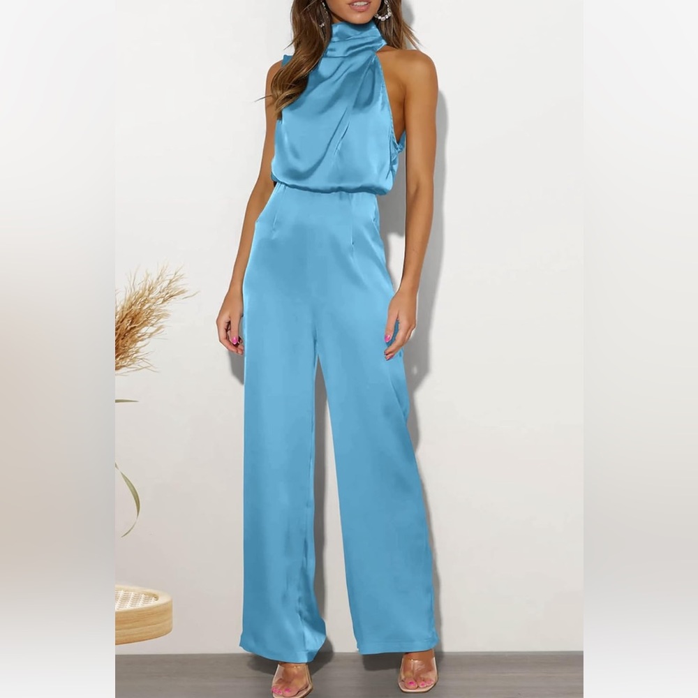 Pretty Garden blue jumpsuit